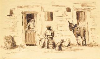 Maximilen Luce - Devant la ferme