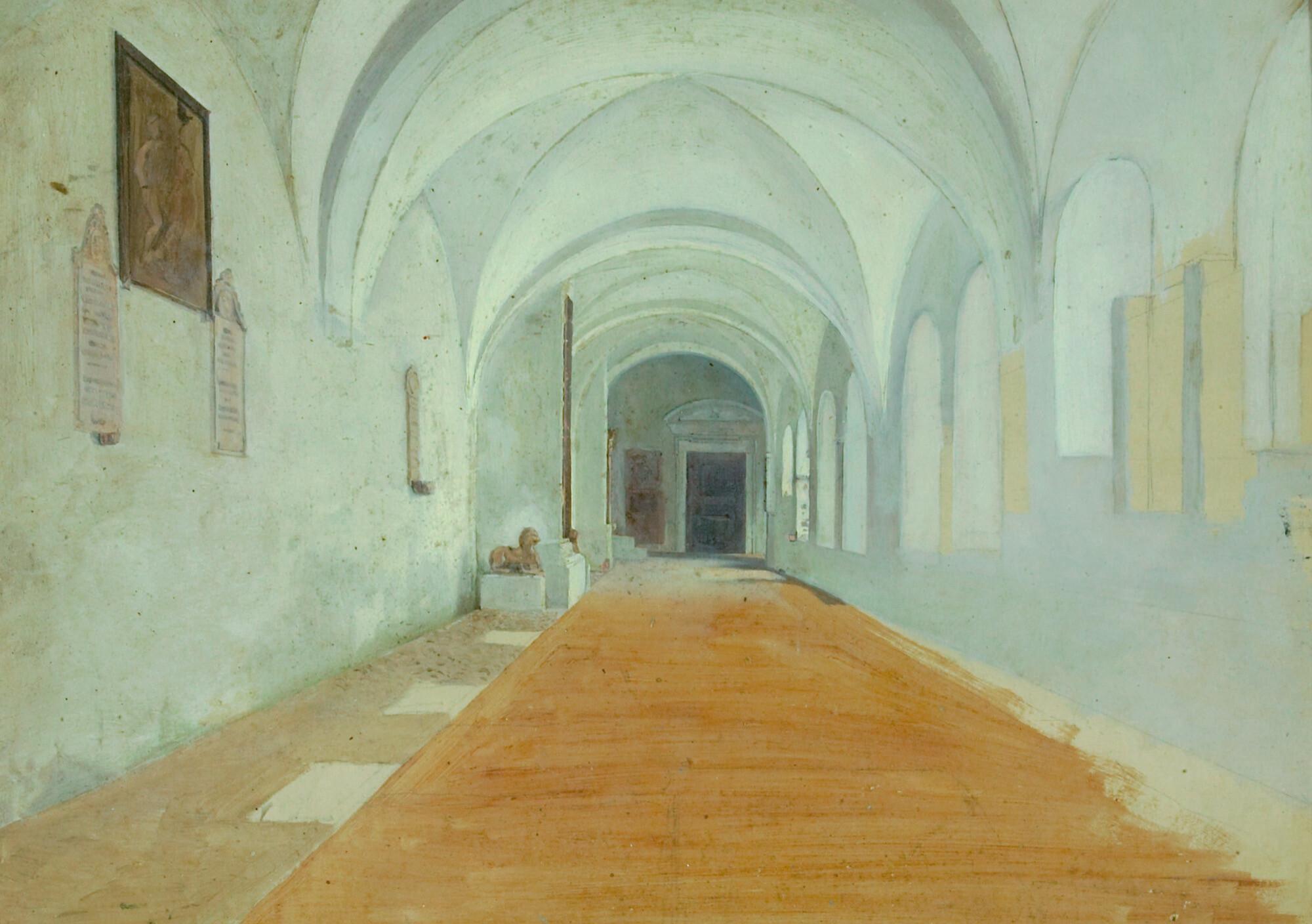 Maximilian Haushofer - Im Kreuzgang von St. Zeno, Reichenhall.