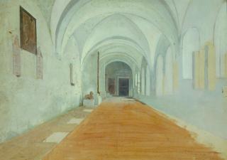 Maximilian Haushofer - Im Kreuzgang von St. Zeno, Reichenhall.