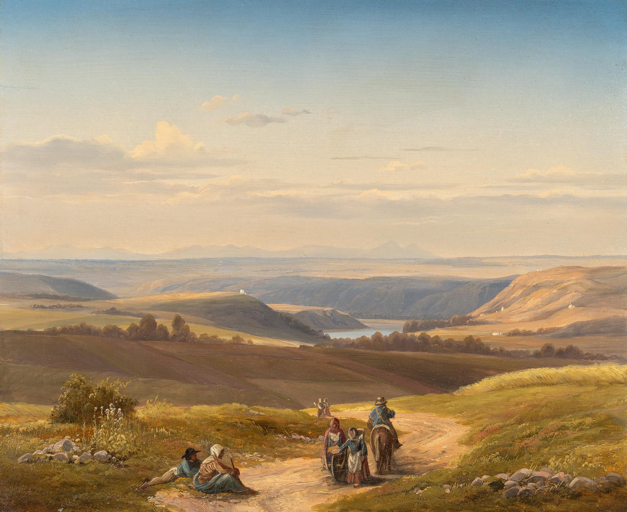 Maximilian Haushofer - Weite südliche Flusslandschaftß