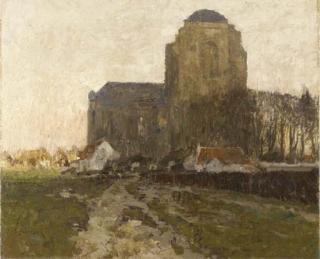Maximilien Clarenbach - View of a church