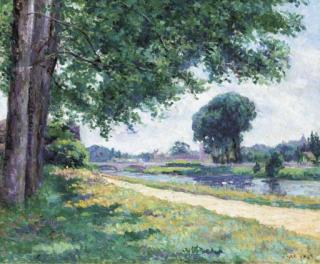 Maximilien Luce - Accolay, La Cure