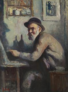 Maximilien Luce - Autoportrait au chevalet