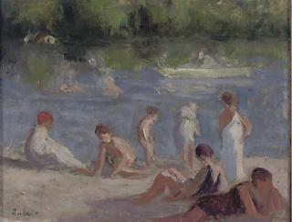 Maximilien Luce - Baigneurs