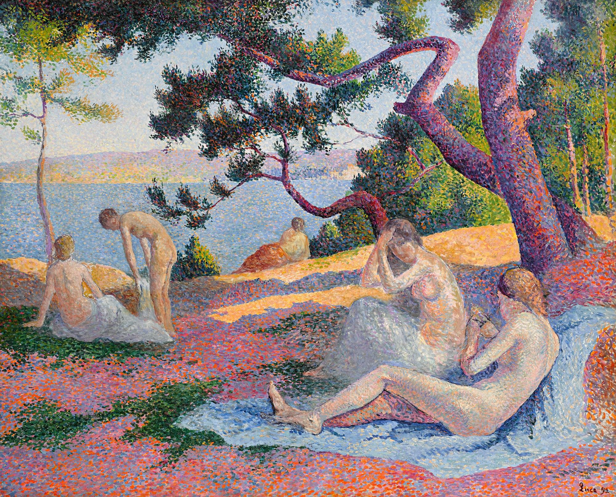 Maximilien Luce - Baigneuses à Saint-Tropez