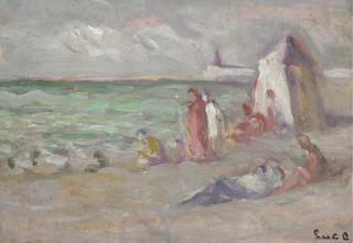 Maximilien Luce - Baigneuses au Tréport