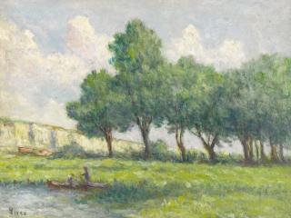 Maximilien Luce - Barque Près De Rolleboise