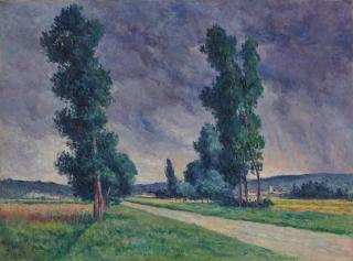 Maximilien Luce - Bessy-Sur-Cure, La Route