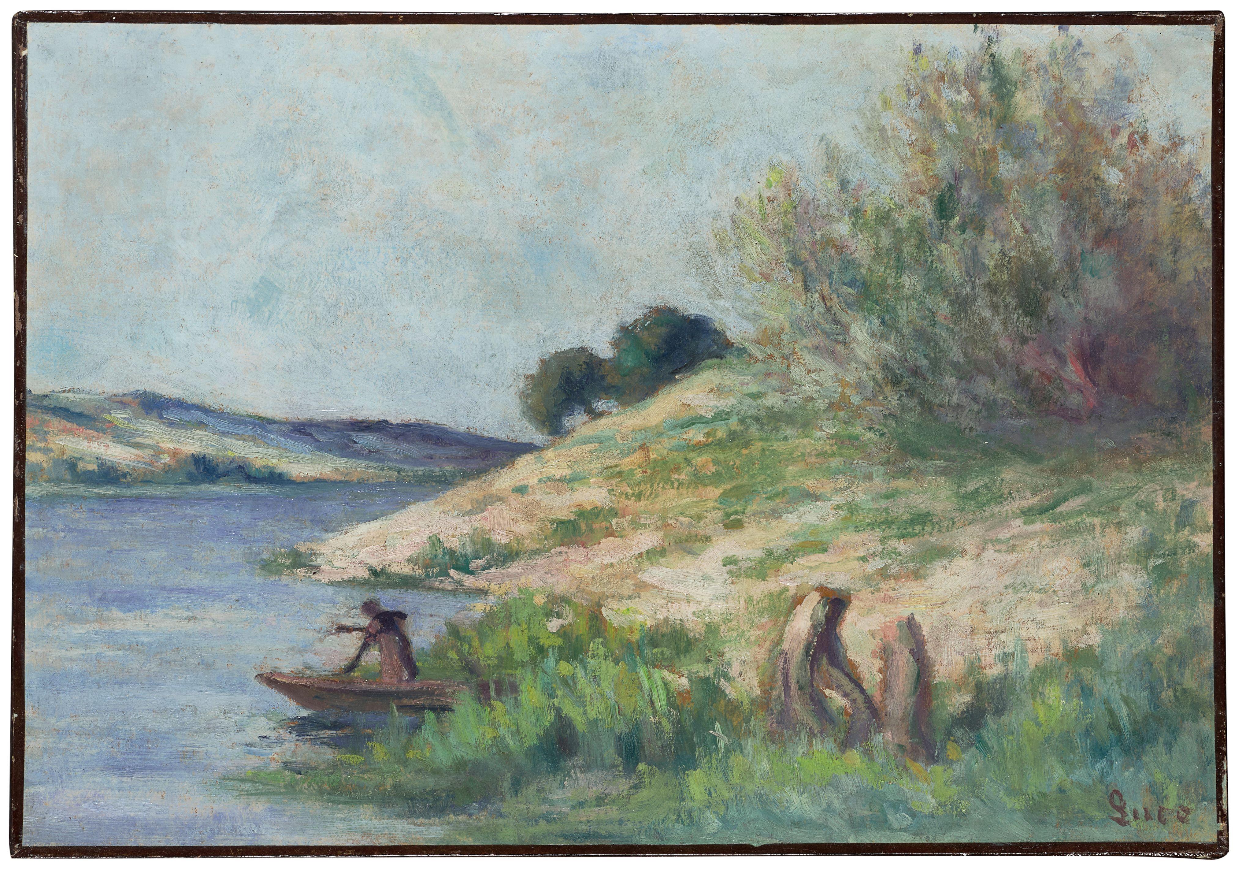 Maximilien Luce - Bords de Seine aux environs de Rolleboise