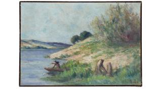 Maximilien Luce - Bords de Seine aux environs de Rolleboise