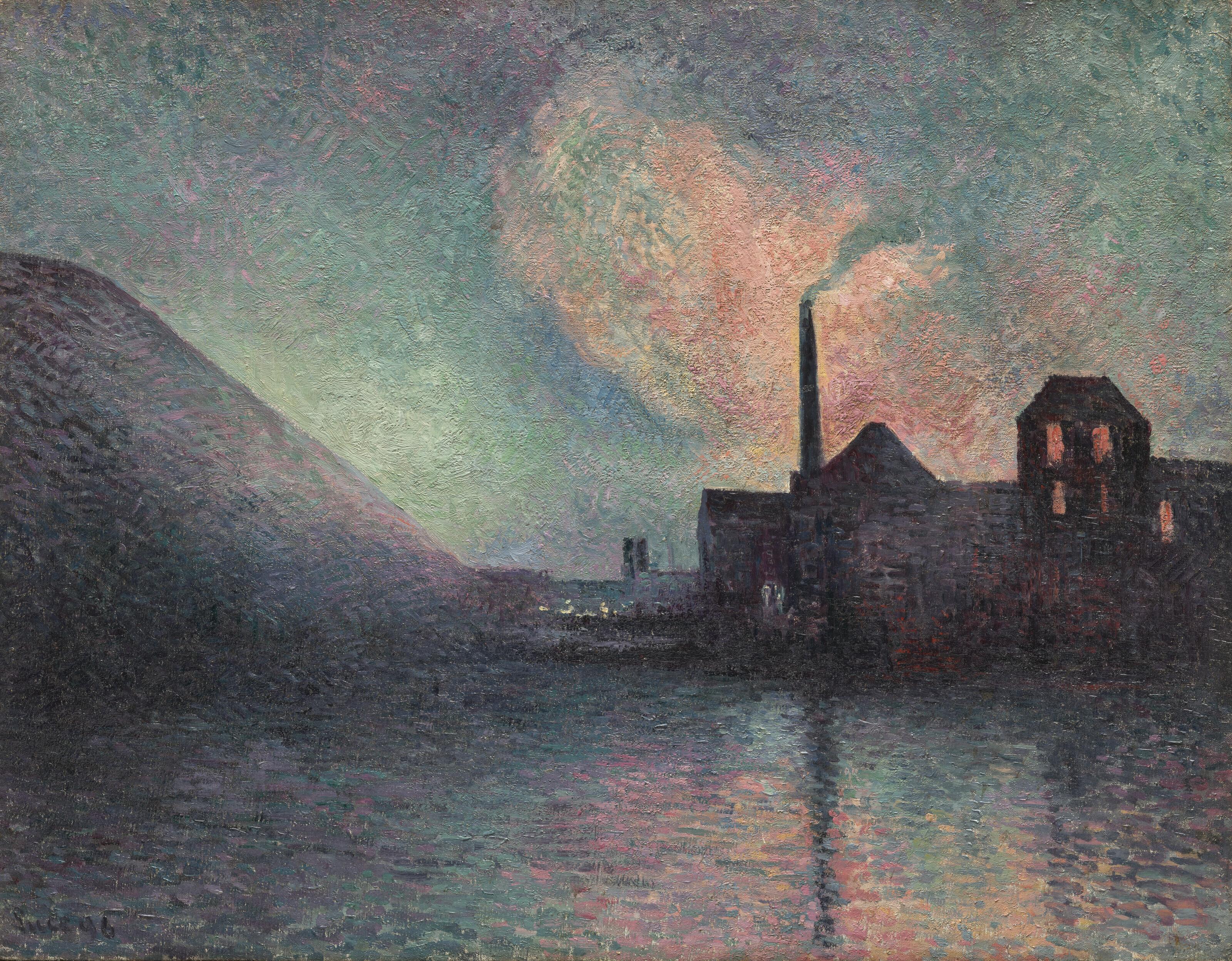 Maximilien Luce - Couillet, La Nuit