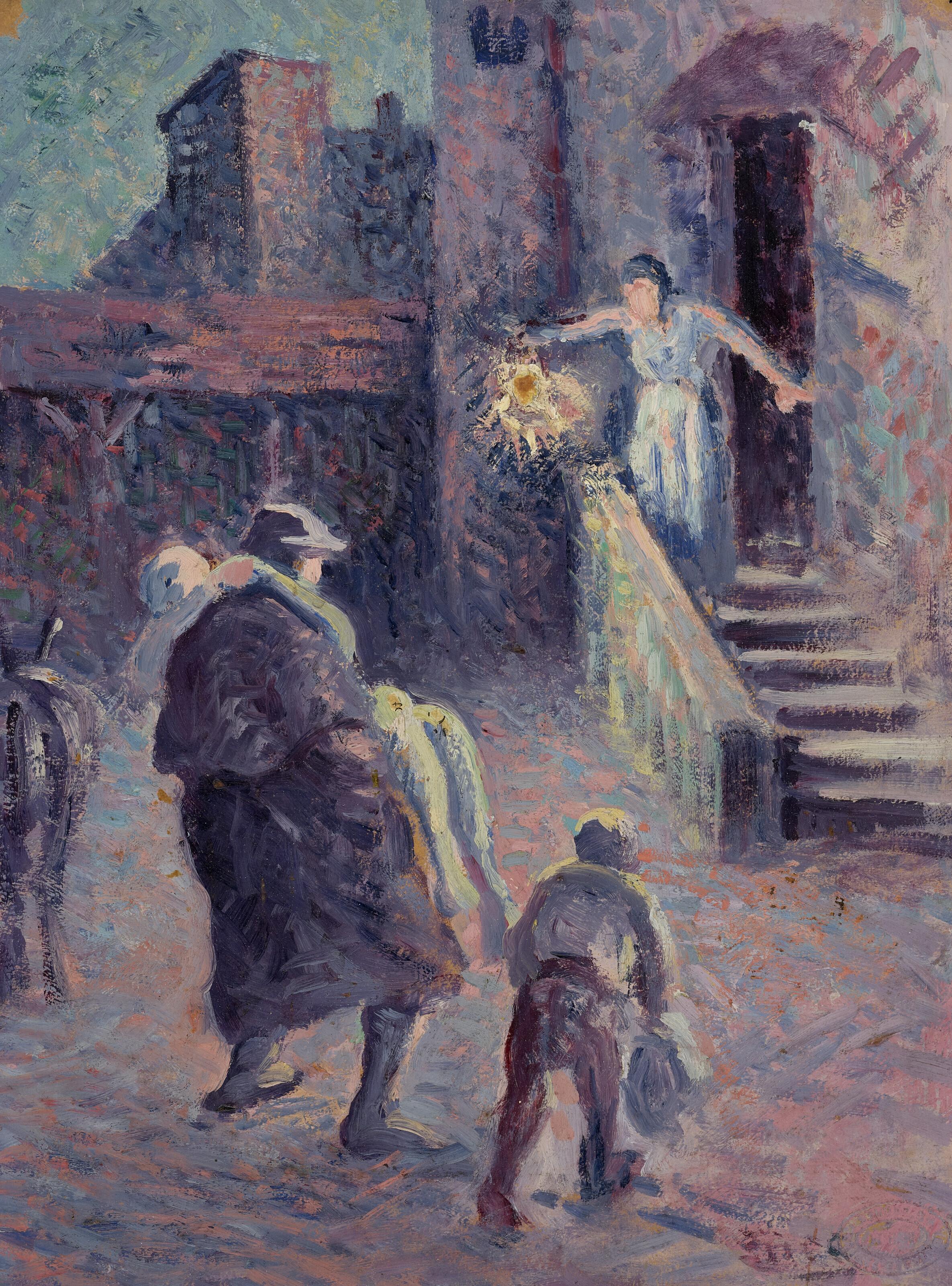 Maximilien Luce - Dans la nuit