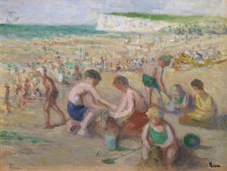 Maximilien Luce - Enfants sur la Plage