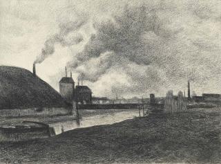 Maximilien Luce - Environs De Charleroi Sur Les Bords De La Sambre