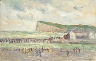 Maximilien Luce - Falaise de mer près du Tréport