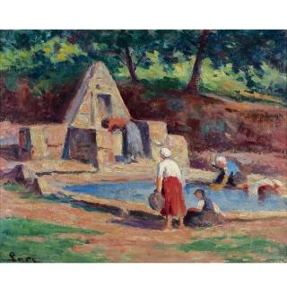 Maximilien Luce - Kermouster, Les Lavendières