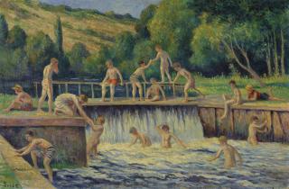 Maximilien Luce - La Baignade À Bessy-Sur-Cure