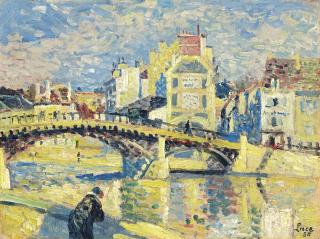 Maximilien Luce - La Marne et le Pont de Fer à Lagny