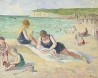 Maximilien Luce - La Plage De Mers-Les-Bains