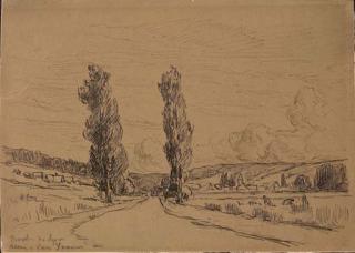 Maximilien Luce - La route de Lyon Arcy sur Cure-Yonne