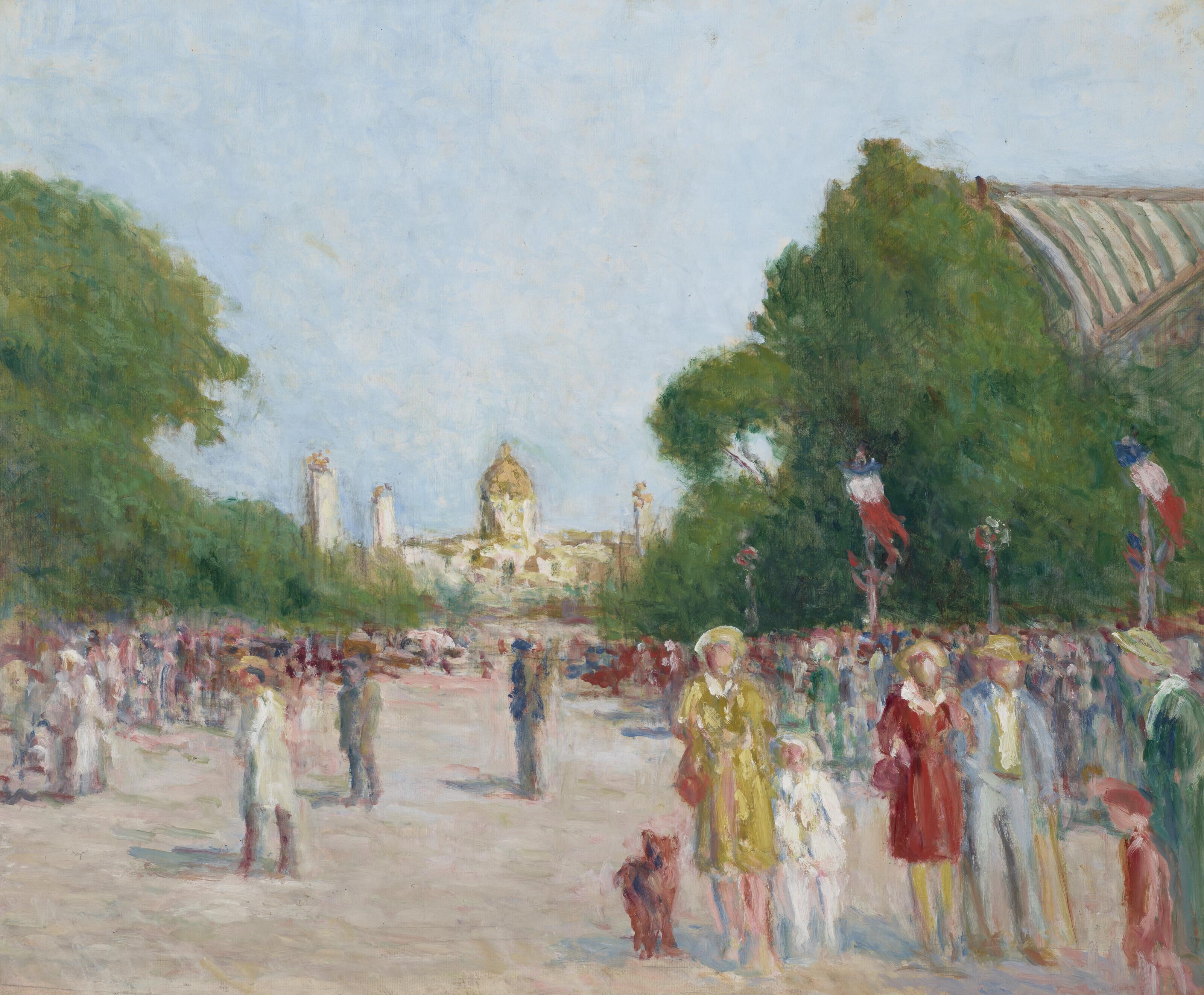 Maximilien Luce - L\'avenue Winston-Churchill, Paris