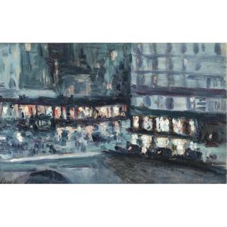 Maximilien Luce - Le Pont Neuf La Nuit 