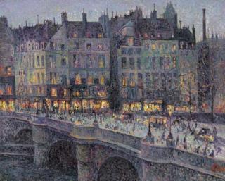 Maximilien Luce - Le quai Conti