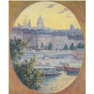 Maximilien Luce - Le Quai Montebello Et La Colline Sainte-Geneviève, Paris