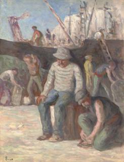 Maximilien Luce - Les ouvriers