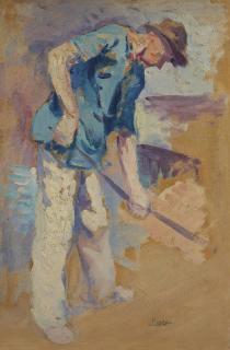 Maximilien Luce - L\'Ouvrier, Étude Pour L\'Aciérie