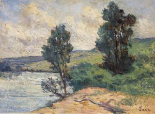 Maximilien Luce - Méricourt, Bords De Seine