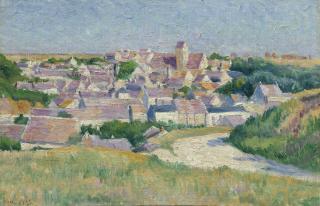 Maximilien Luce - Moulineux, l’entrée du village