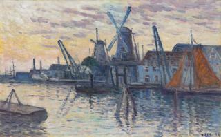 Maximilien Luce - Moulins en Hollande