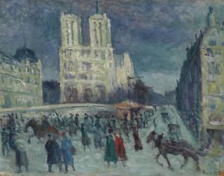 Maximilien Luce - Notre-Dame Et Le Quai Saint-Michel