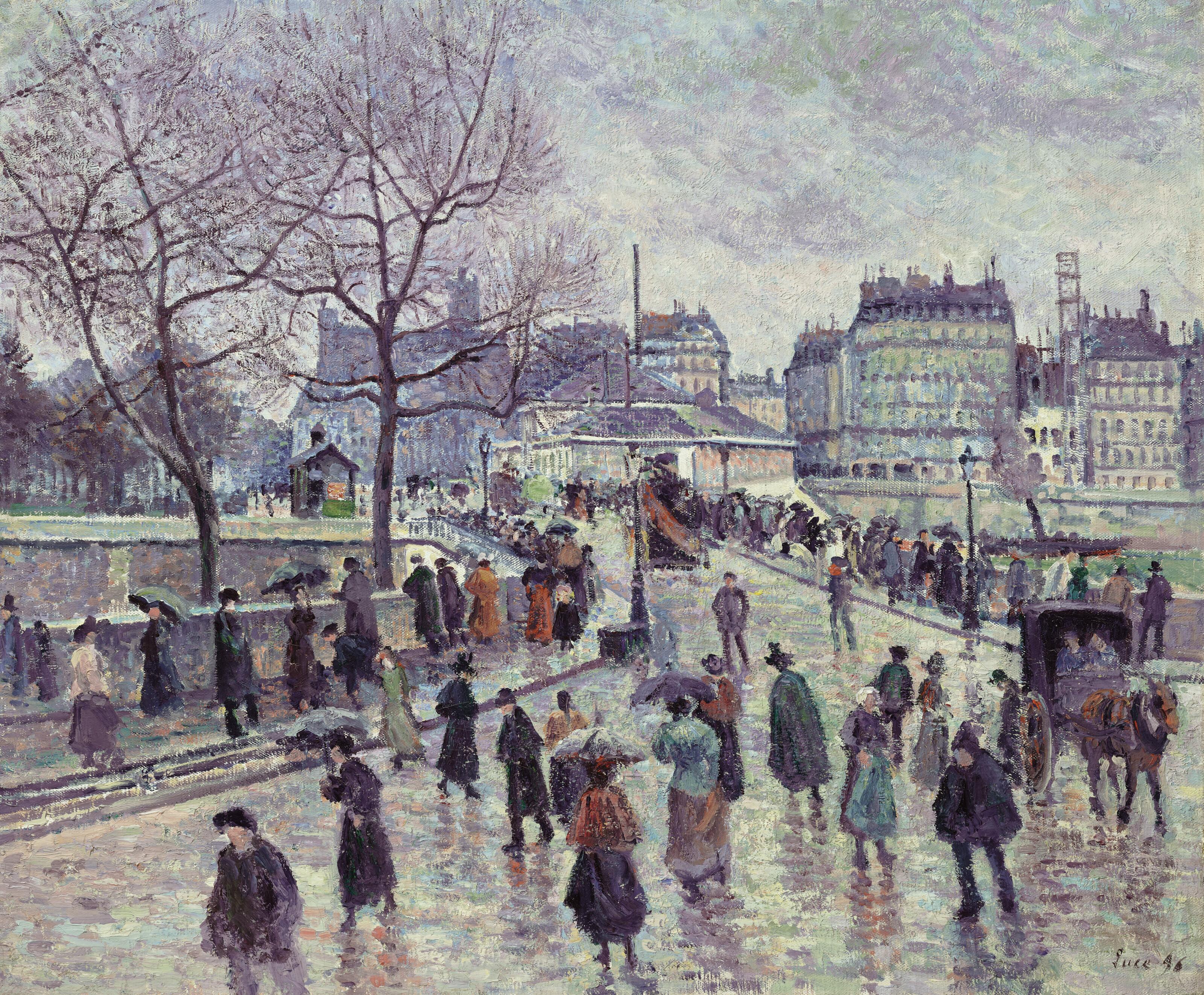 Maximilien Luce - Paris, le Pont de l\'Archevêché