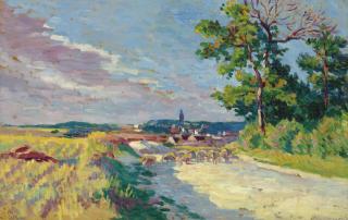 Maximilien Luce - Paysage à Méréville