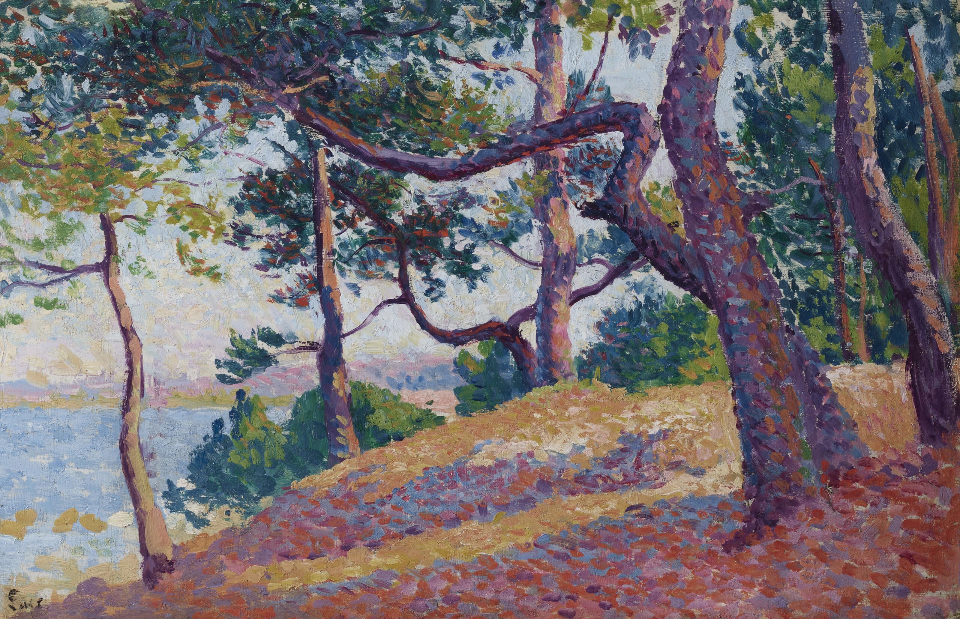 Maximilien Luce - Paysage à Saint-Tropez