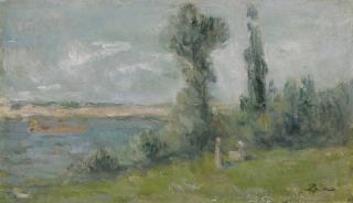 Maximilien Luce - Paysage au bord de l\'eau