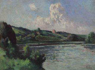 Maximilien Luce - Paysage de Rolleboise