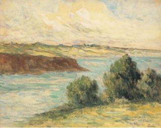 Maximilien Luce - Paysage (environs de Rolleboise?)