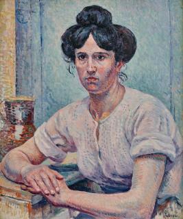 Maximilien Luce - Portrait de Femme, La Blanchisseuse (Philiberte Givort)