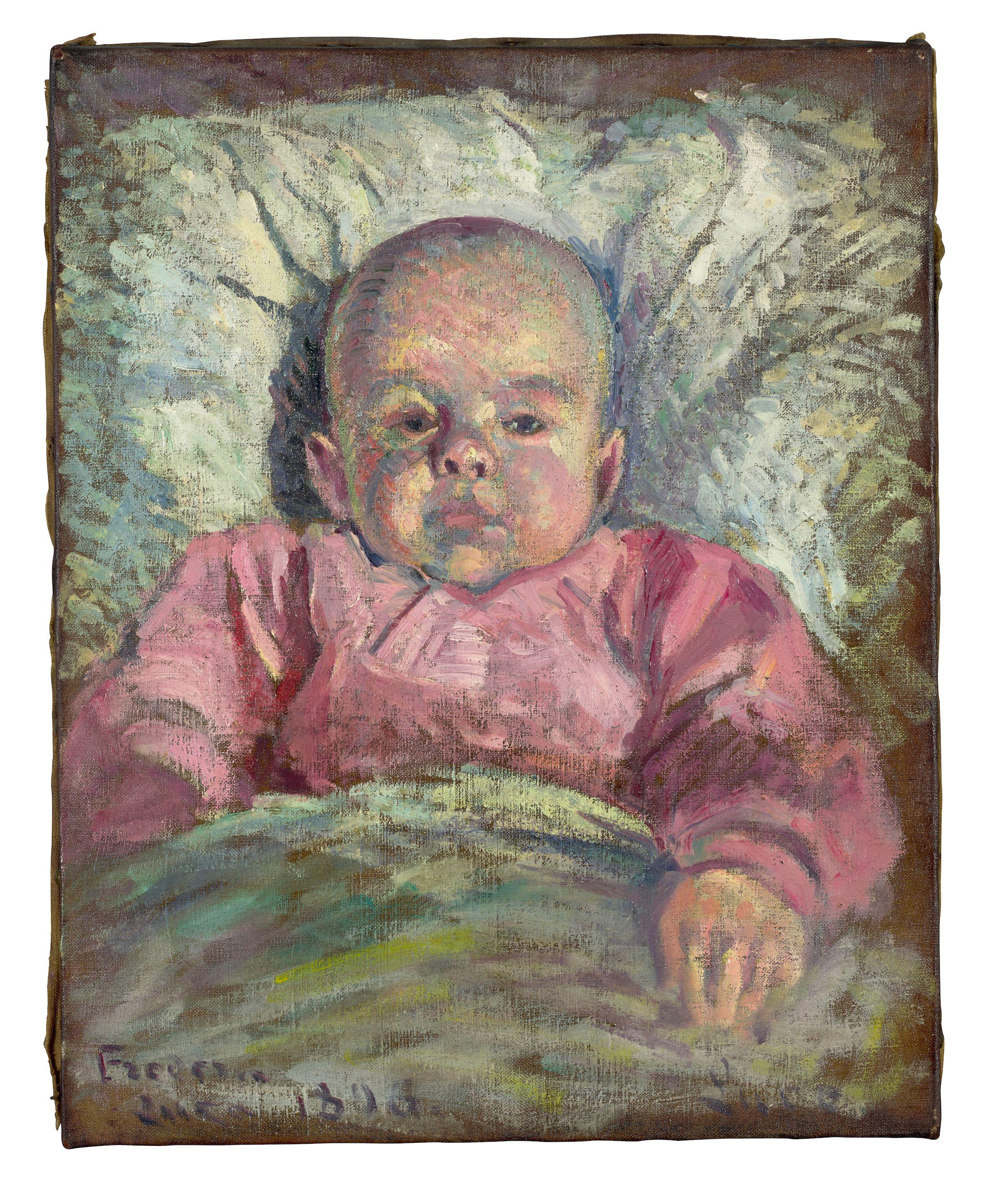 Maximilien Luce - Portrait de Frédéric Luce, Bébé