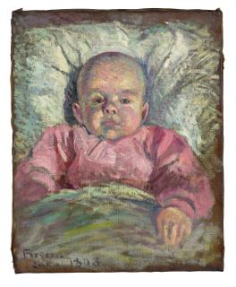 Maximilien Luce - Portrait de Frédéric Luce, Bébé