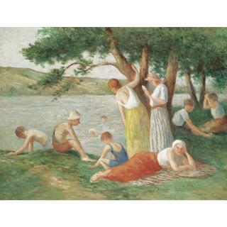 Maximilien Luce - Rolleboise, La Baignade