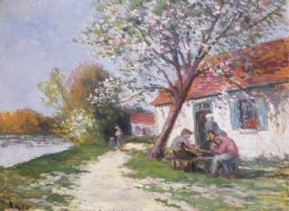 Maximilien Luce - Rolleboise, le déjeuner en plein air