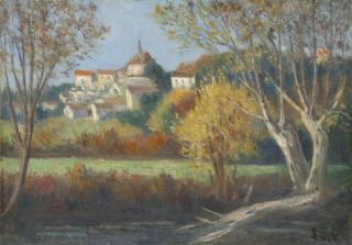 Maximilien Luce - Rolleboise, Le Village