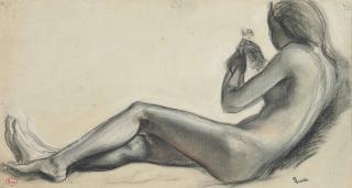 Maximilien Luce - Saint-Tropez, Etude de baigneuse