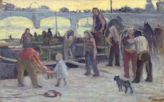 Maximilien Luce - Sur les quais