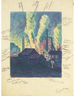 Maximilien Luce - Usines À Charleroi
