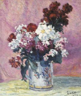 Maximilien Luce - Vase de fleurs